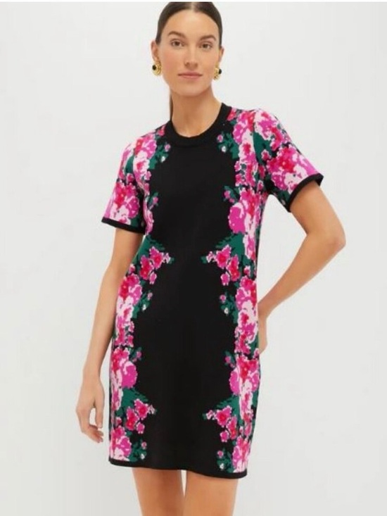 Tuckernuck Dresses & Skirts - Tuckernuck Climbing Roses Marie Knit Jacquard Mini Dress